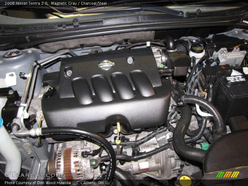 Magnetic Gray / Charcoal/Steel 2008 Nissan Sentra 2.0
