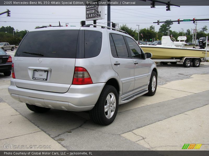 Brilliant Silver Metallic / Charcoal 2005 Mercedes-Benz ML 350 4Matic Special Edition