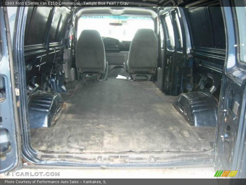 Twilight Blue Pearl / Gray 1993 Ford E Series Van E150 Commercial