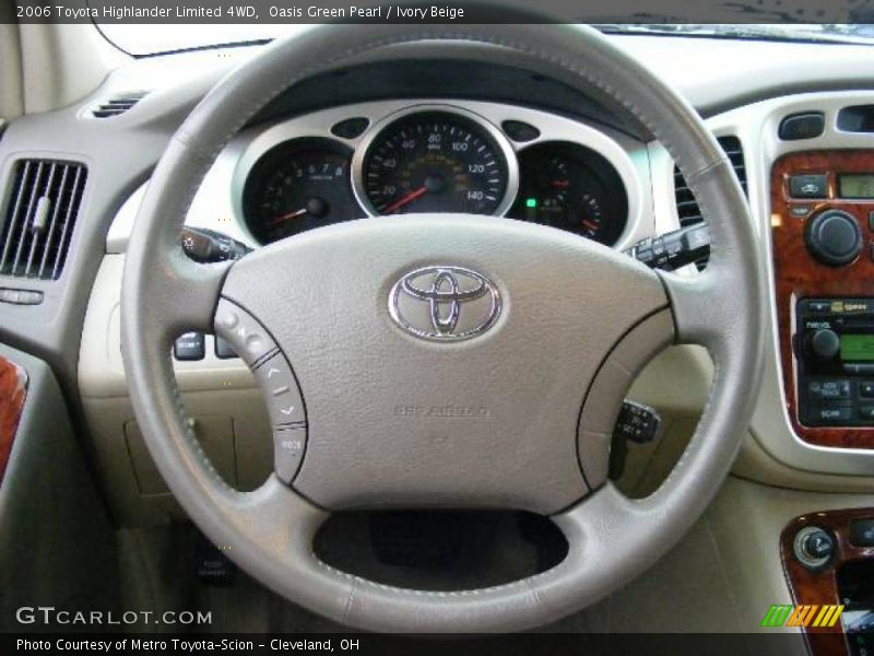 Oasis Green Pearl / Ivory Beige 2006 Toyota Highlander Limited 4WD