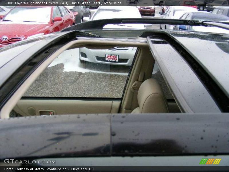 Oasis Green Pearl / Ivory Beige 2006 Toyota Highlander Limited 4WD