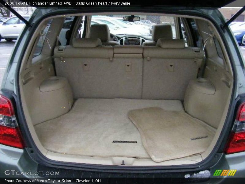 Oasis Green Pearl / Ivory Beige 2006 Toyota Highlander Limited 4WD