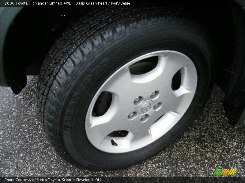 Oasis Green Pearl / Ivory Beige 2006 Toyota Highlander Limited 4WD