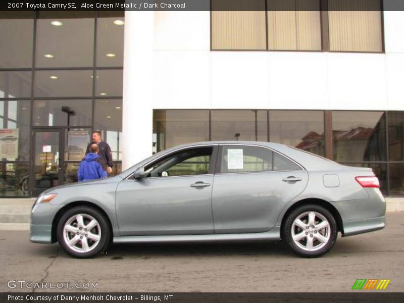 Aloe Green Metallic / Dark Charcoal 2007 Toyota Camry SE