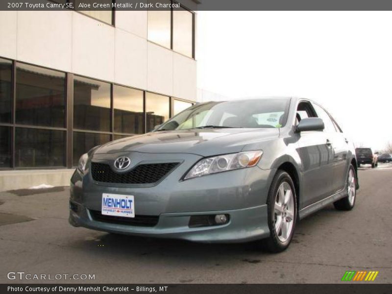 Aloe Green Metallic / Dark Charcoal 2007 Toyota Camry SE