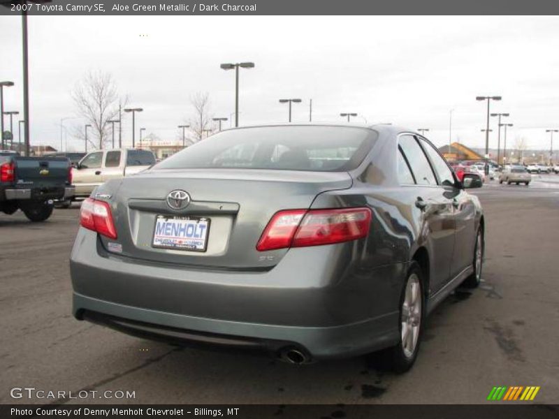 Aloe Green Metallic / Dark Charcoal 2007 Toyota Camry SE