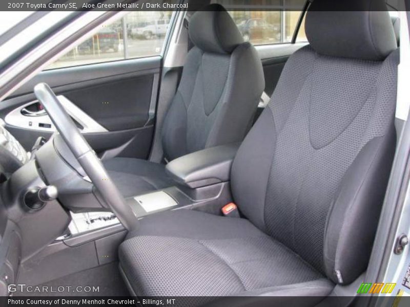 Aloe Green Metallic / Dark Charcoal 2007 Toyota Camry SE