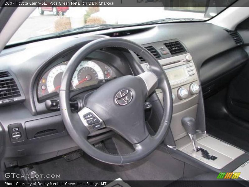 Aloe Green Metallic / Dark Charcoal 2007 Toyota Camry SE