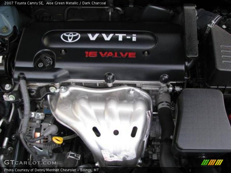 Aloe Green Metallic / Dark Charcoal 2007 Toyota Camry SE