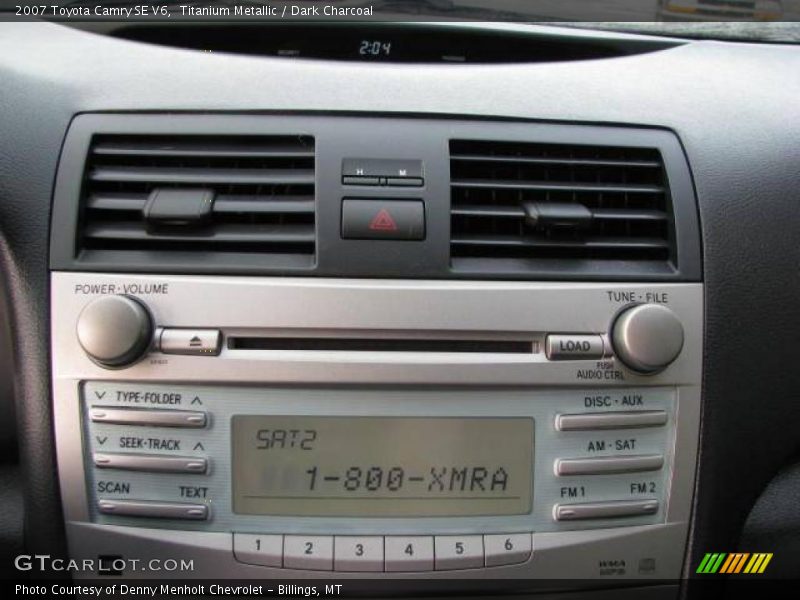 Titanium Metallic / Dark Charcoal 2007 Toyota Camry SE V6
