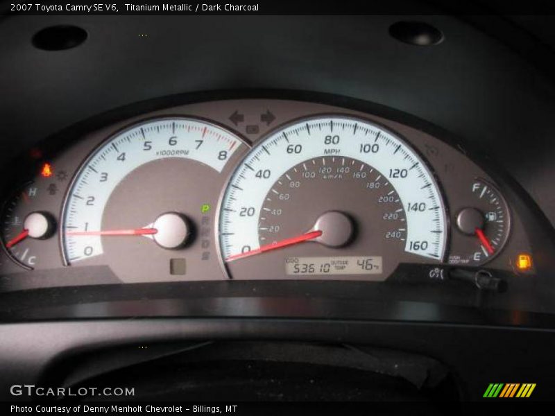 Titanium Metallic / Dark Charcoal 2007 Toyota Camry SE V6