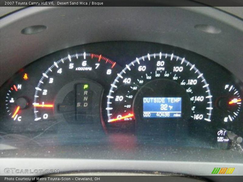 Desert Sand Mica / Bisque 2007 Toyota Camry XLE V6