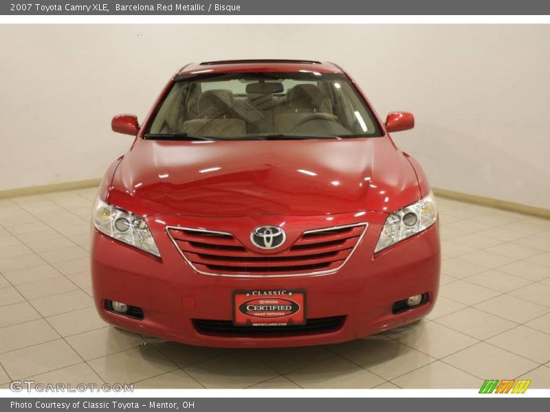 Barcelona Red Metallic / Bisque 2007 Toyota Camry XLE