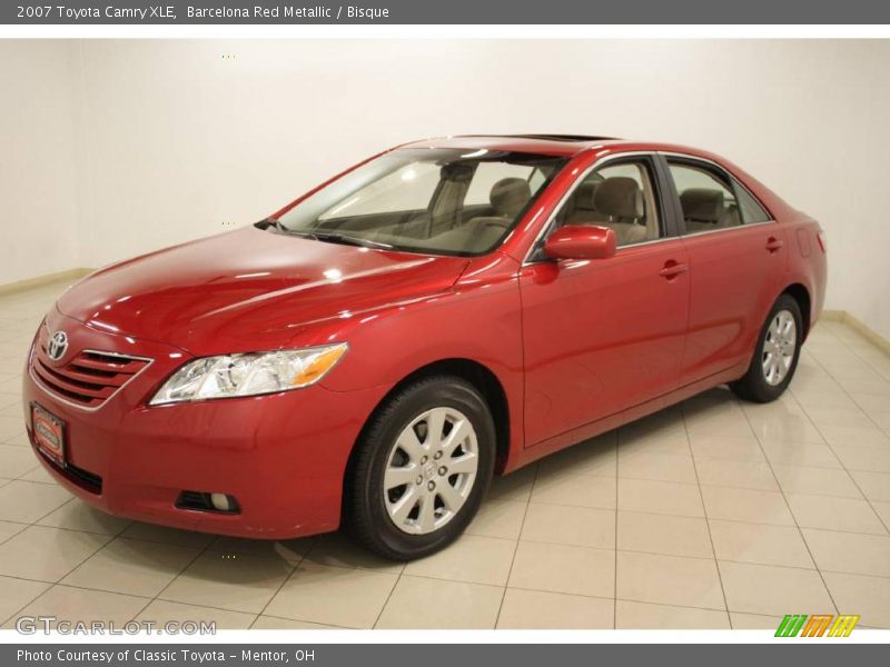 Barcelona Red Metallic / Bisque 2007 Toyota Camry XLE