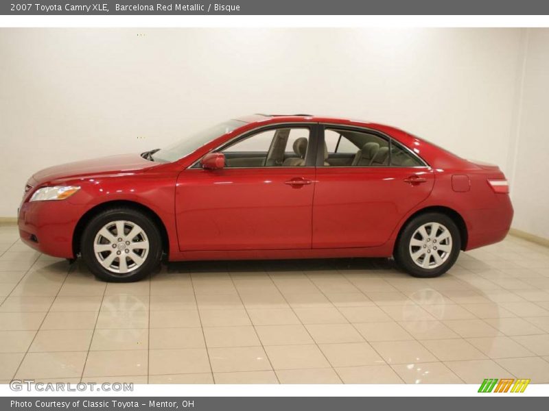 Barcelona Red Metallic / Bisque 2007 Toyota Camry XLE