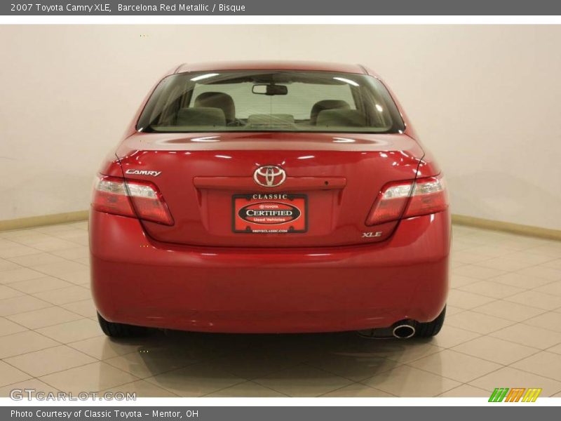 Barcelona Red Metallic / Bisque 2007 Toyota Camry XLE