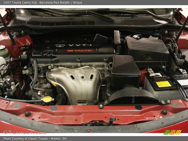 Barcelona Red Metallic / Bisque 2007 Toyota Camry XLE