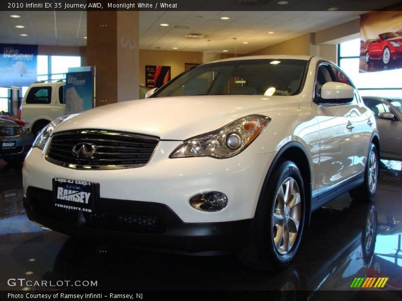 Moonlight White / Wheat 2010 Infiniti EX 35 Journey AWD
