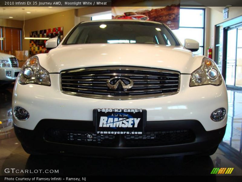 Moonlight White / Wheat 2010 Infiniti EX 35 Journey AWD