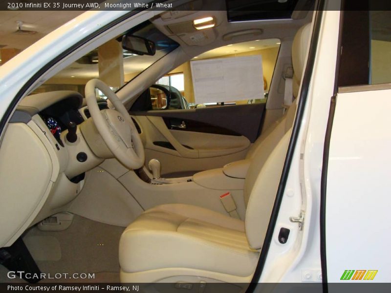 Moonlight White / Wheat 2010 Infiniti EX 35 Journey AWD