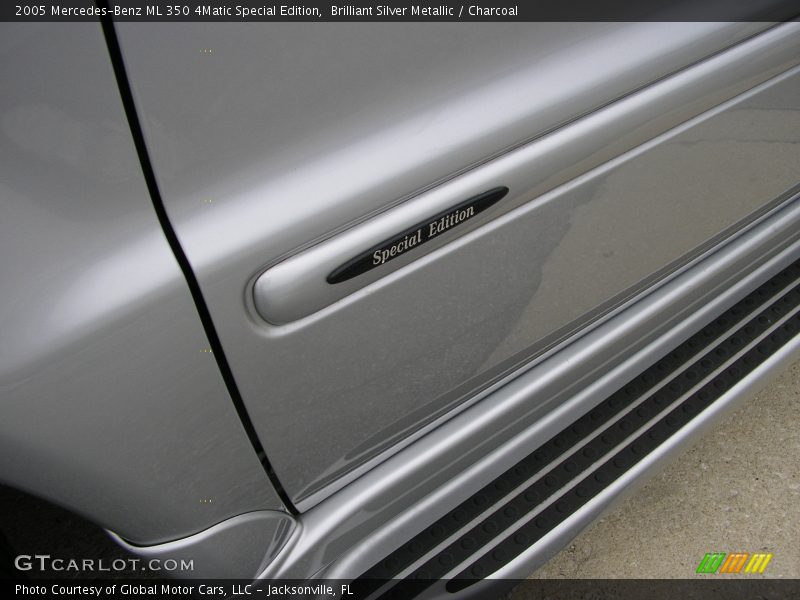 Brilliant Silver Metallic / Charcoal 2005 Mercedes-Benz ML 350 4Matic Special Edition