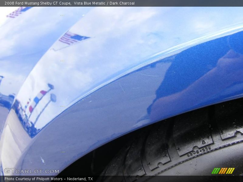 Vista Blue Metallic / Dark Charcoal 2008 Ford Mustang Shelby GT Coupe
