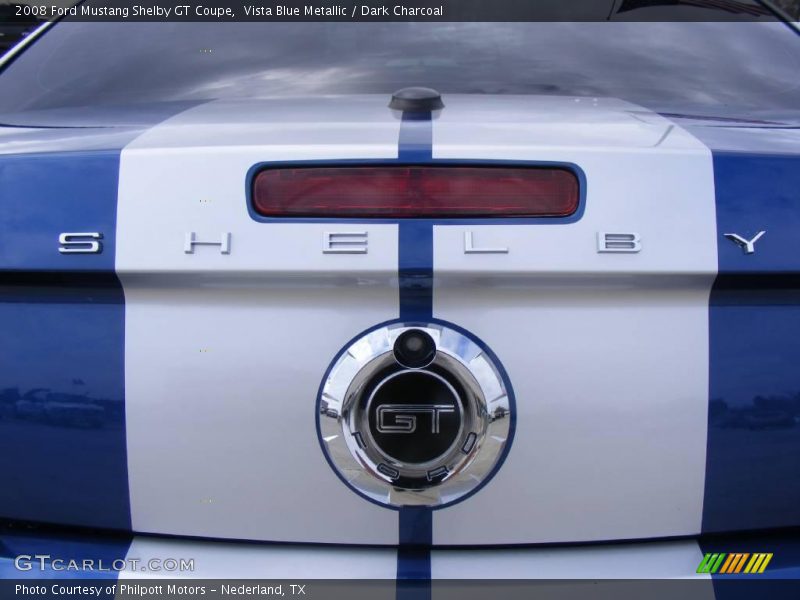 Vista Blue Metallic / Dark Charcoal 2008 Ford Mustang Shelby GT Coupe