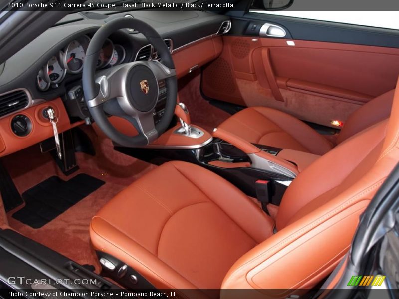  2010 911 Carrera 4S Coupe Black/Terracotta Interior