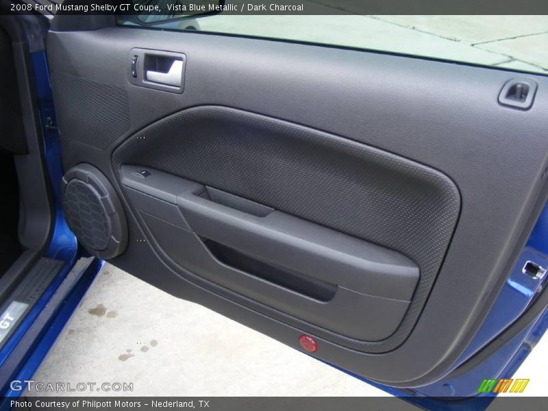 Vista Blue Metallic / Dark Charcoal 2008 Ford Mustang Shelby GT Coupe