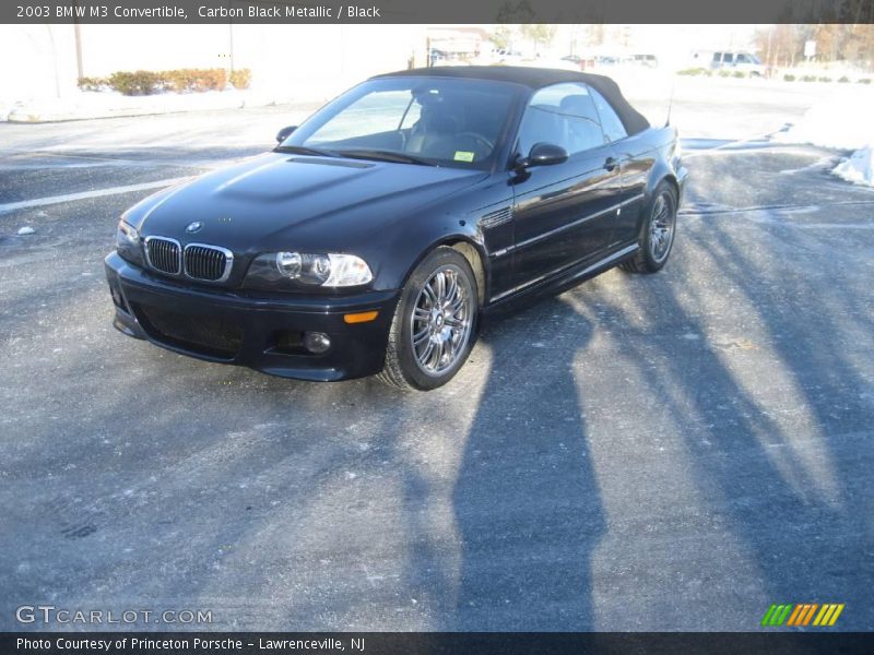 Carbon Black Metallic / Black 2003 BMW M3 Convertible