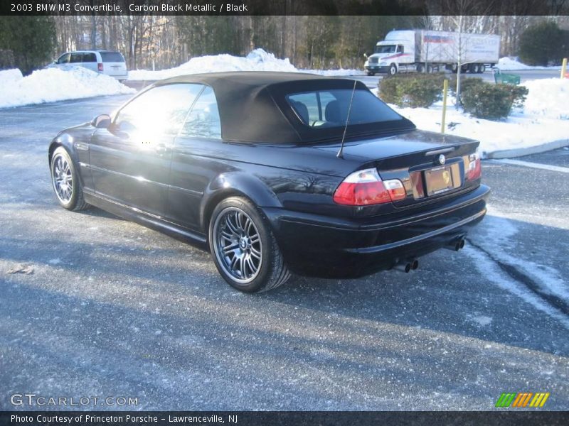 Carbon Black Metallic / Black 2003 BMW M3 Convertible