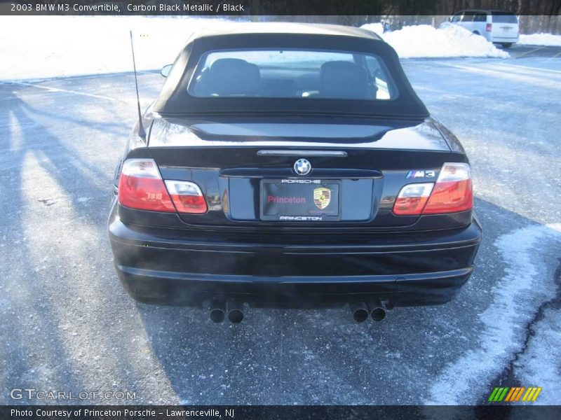 Carbon Black Metallic / Black 2003 BMW M3 Convertible