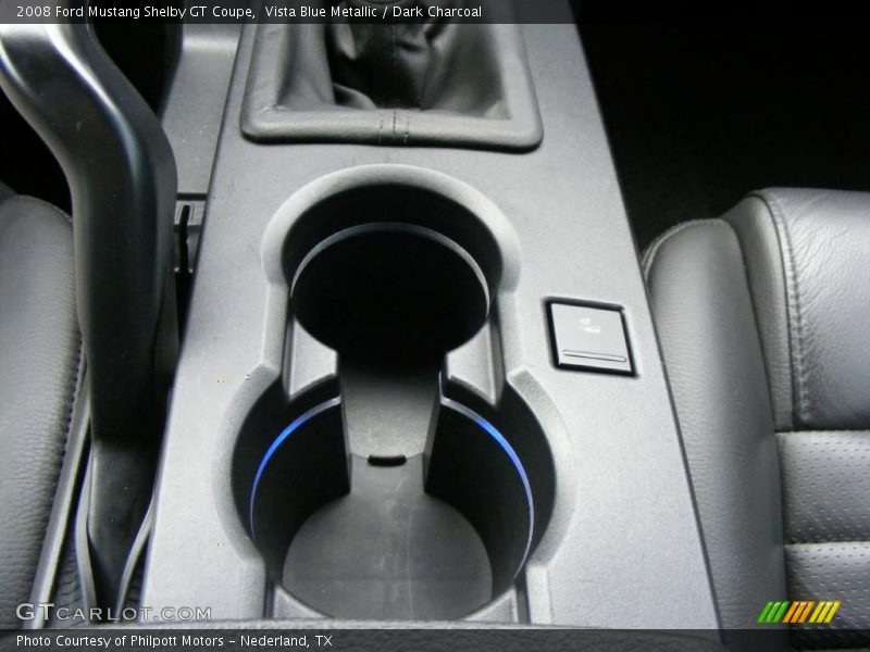 Vista Blue Metallic / Dark Charcoal 2008 Ford Mustang Shelby GT Coupe