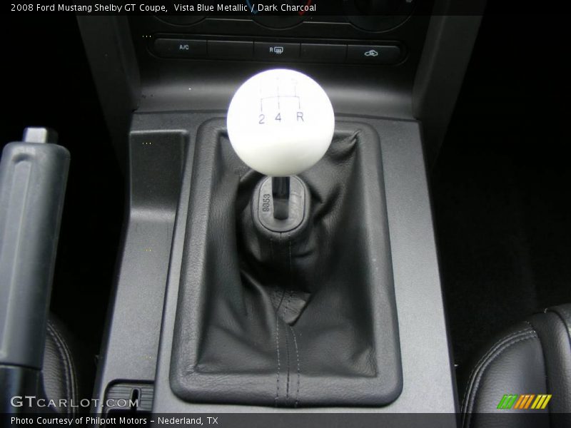 Vista Blue Metallic / Dark Charcoal 2008 Ford Mustang Shelby GT Coupe