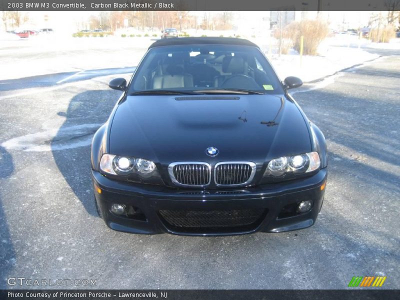 Carbon Black Metallic / Black 2003 BMW M3 Convertible