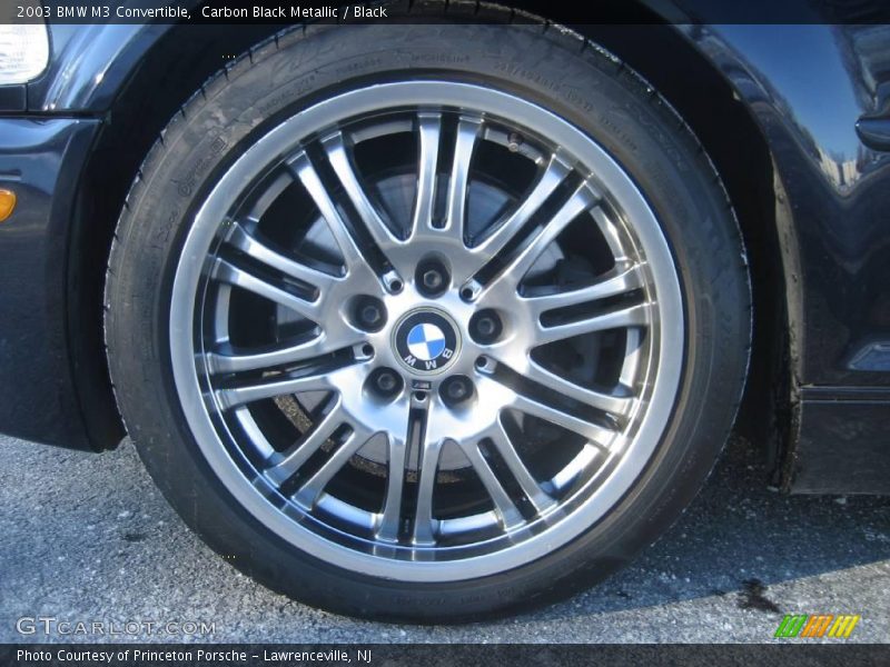 Carbon Black Metallic / Black 2003 BMW M3 Convertible