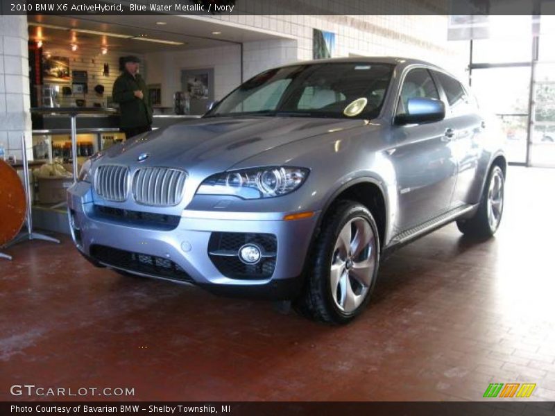 Blue Water Metallic / Ivory 2010 BMW X6 ActiveHybrid