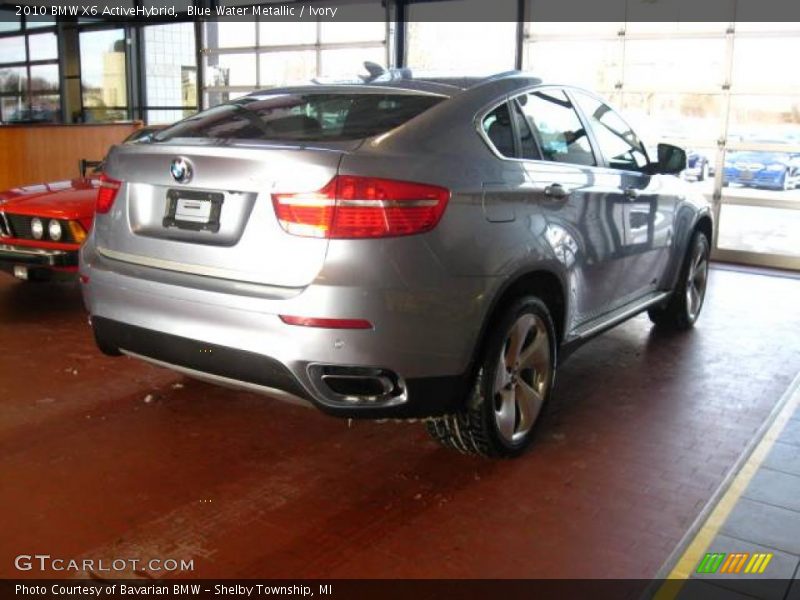 Blue Water Metallic / Ivory 2010 BMW X6 ActiveHybrid