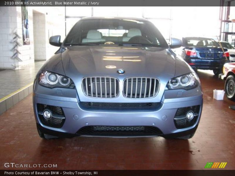 Blue Water Metallic / Ivory 2010 BMW X6 ActiveHybrid
