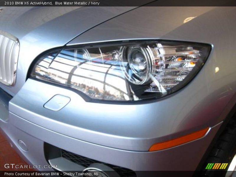 Blue Water Metallic / Ivory 2010 BMW X6 ActiveHybrid