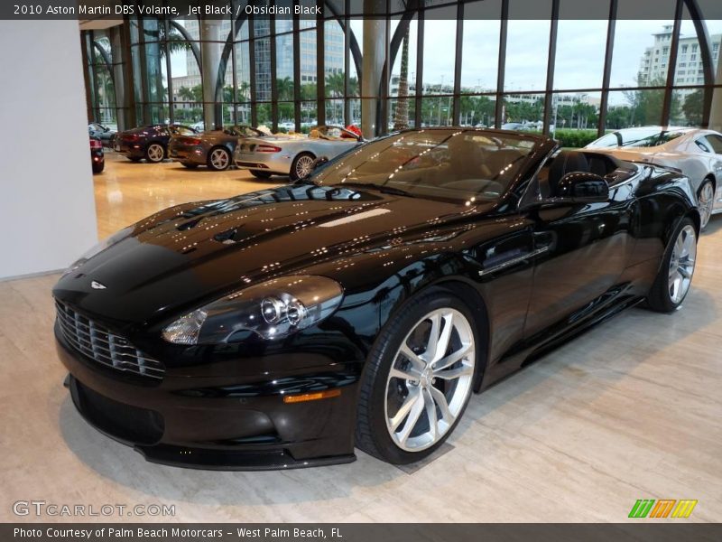 Jet Black / Obsidian Black 2010 Aston Martin DBS Volante