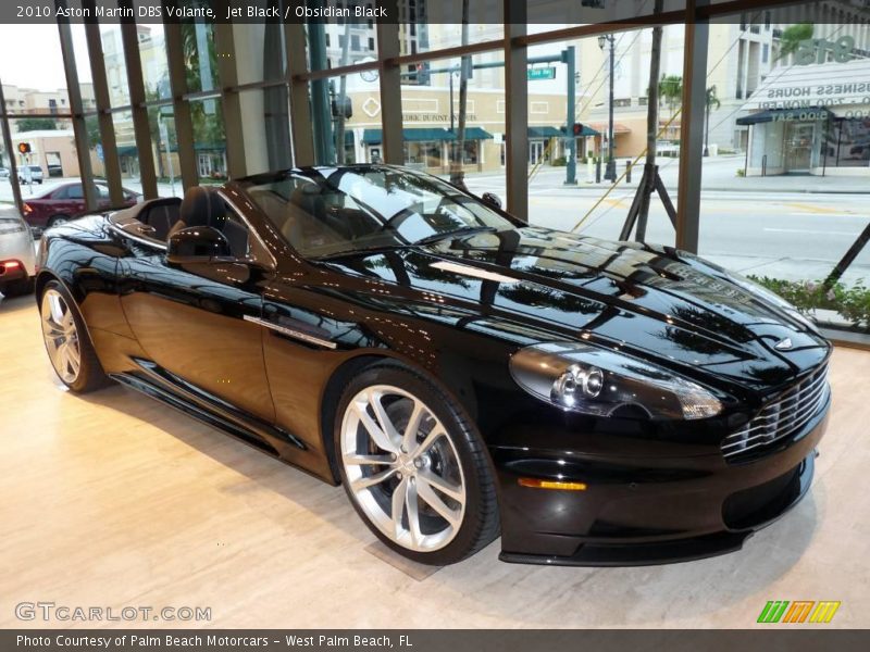 Jet Black / Obsidian Black 2010 Aston Martin DBS Volante