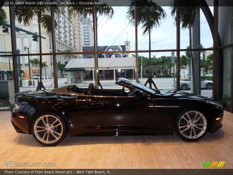 Jet Black / Obsidian Black 2010 Aston Martin DBS Volante