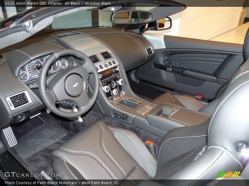 Jet Black / Obsidian Black 2010 Aston Martin DBS Volante