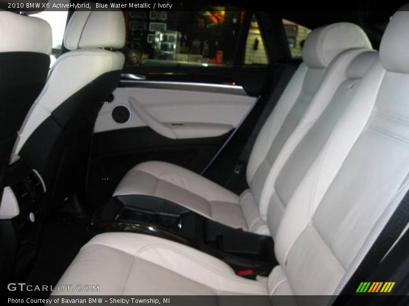 Blue Water Metallic / Ivory 2010 BMW X6 ActiveHybrid