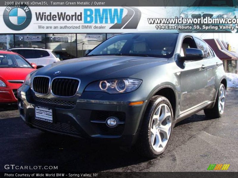 Tasman Green Metallic / Oyster 2008 BMW X6 xDrive35i