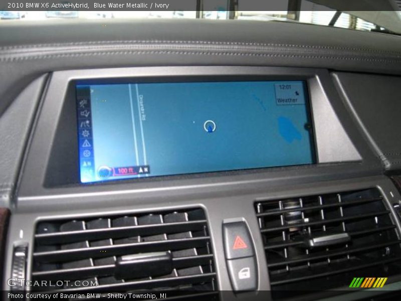Blue Water Metallic / Ivory 2010 BMW X6 ActiveHybrid