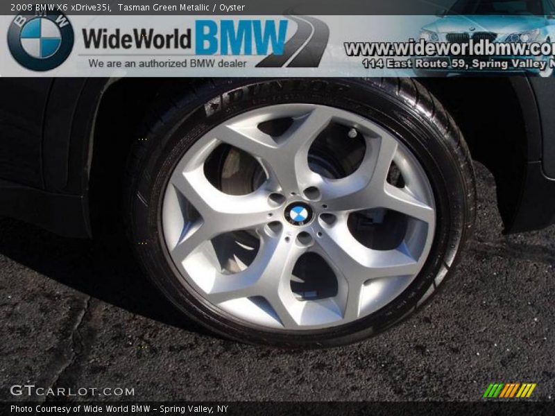 Tasman Green Metallic / Oyster 2008 BMW X6 xDrive35i