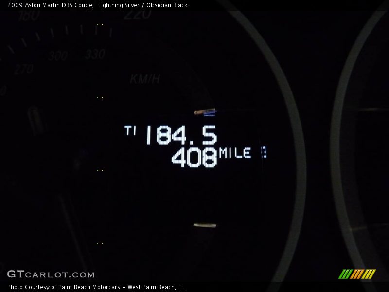 Lightning Silver / Obsidian Black 2009 Aston Martin DBS Coupe
