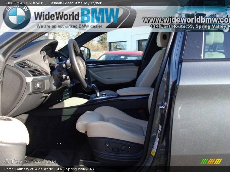 Tasman Green Metallic / Oyster 2008 BMW X6 xDrive35i